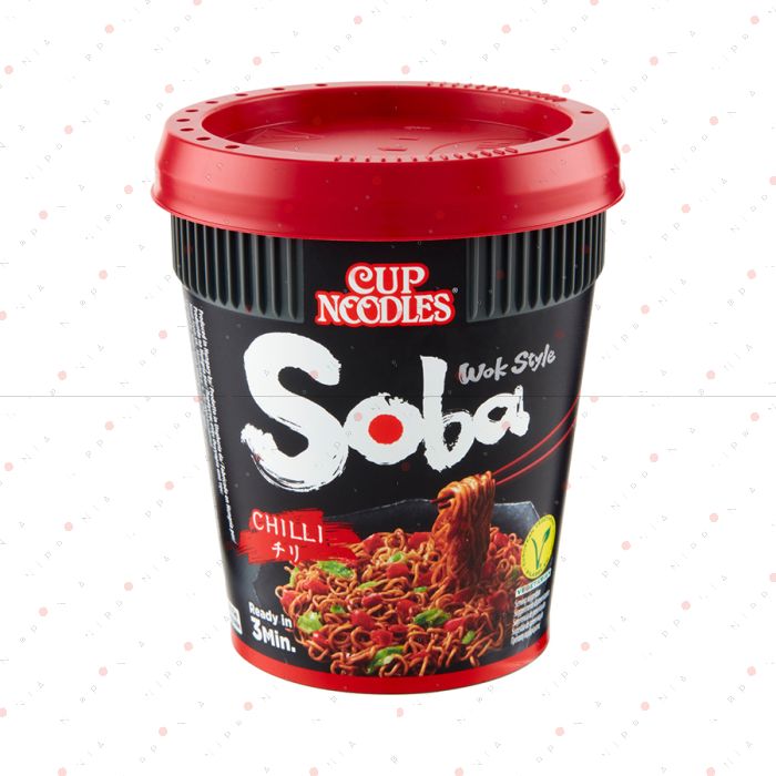 Nissin Soba Cup Chili spaghetti giapponesi istantanei piccanti