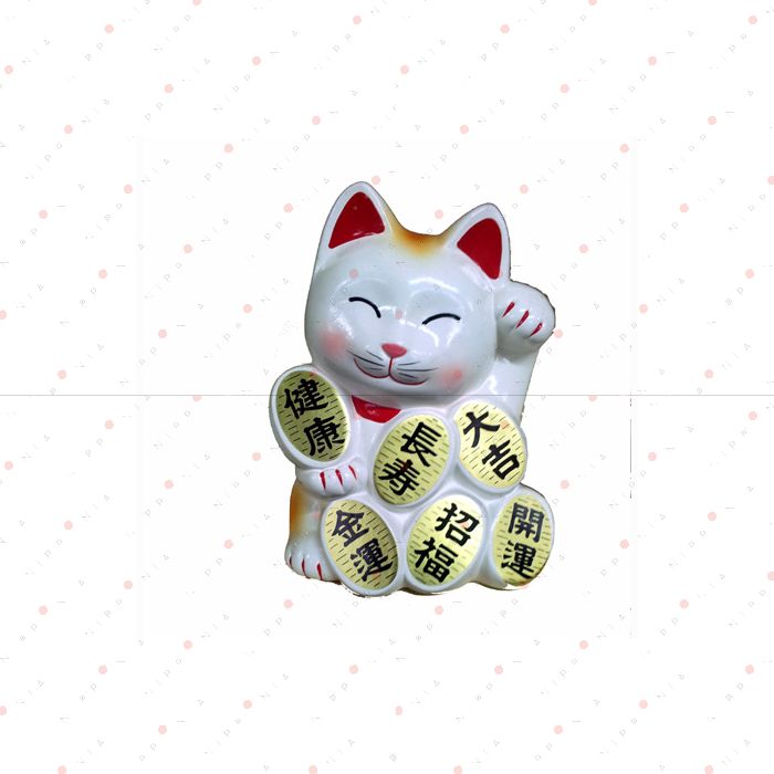 Maneki neko Gattino giapponese porta fortuna 17 cm - Gadget sushi -  Accessori