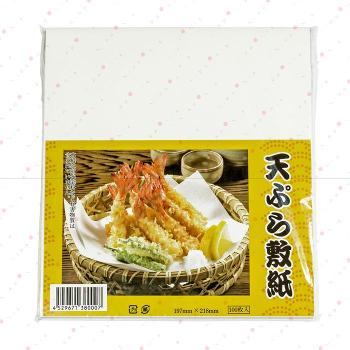 Carta assorbente per fritti e tempura - 100 fogli