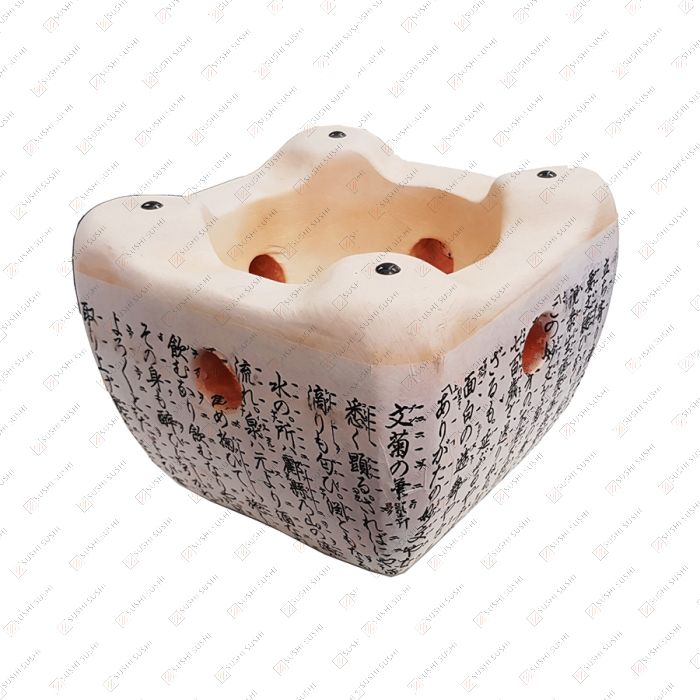 Barbecue A Carbonella Giapponese Rettangolare - Griglia In Ceramica, Per Tavolo, Ideale Per Yakiniku E Outdoor