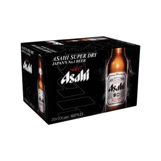 asahi birra giapponese cartone 20 bottiglie 50cl