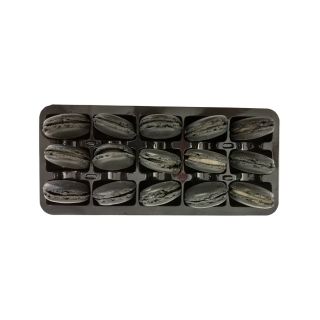macarons alla crema di sesamo nero