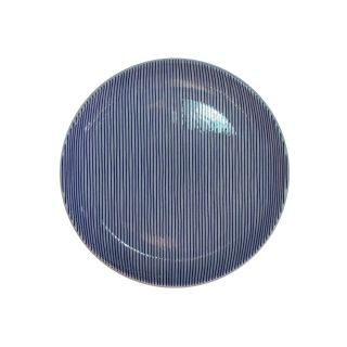 piatto tondo in ceramica giapponese striped