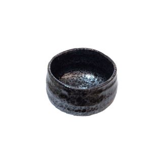 bicchierino da sake in ceramica nera