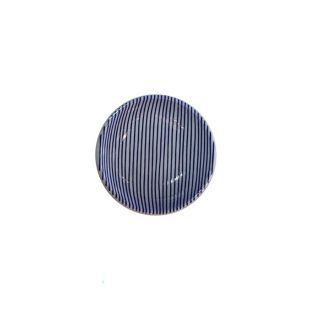 striped piatto tondo ceramica giapponese