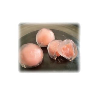 Kitakyu Ume Kudzu Mochi trasparenti alla prugna giapponese