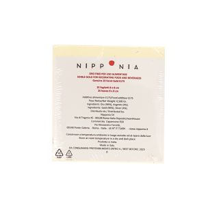 nipponia lamine d'oro alimentare