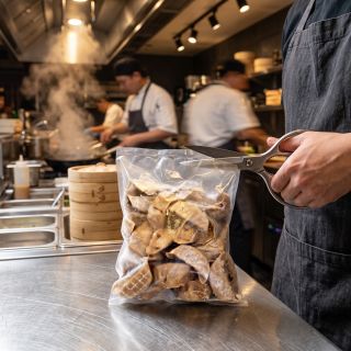 Gyoza alla Piastra con Manzo e Cipolla