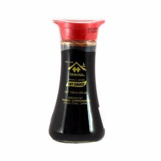 Yamasa Koikuchi shoyu Salsa di soia scura tappo rosso Cartone da 12 dispenser