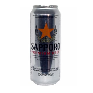 sapporo black label lattina 50cl