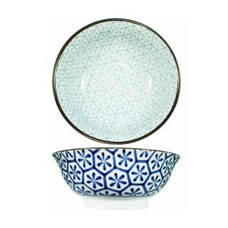 ciotola bianco blu in ceramica giapponese