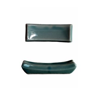 Poggia bastoncini in ceramica celeste