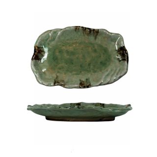 piatto irregolare verde