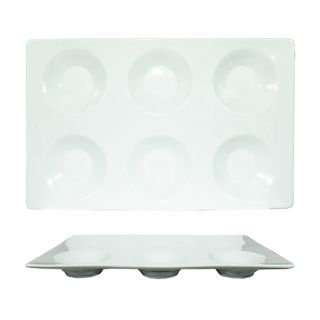 Petite Series Vassoio bianco 6 vani