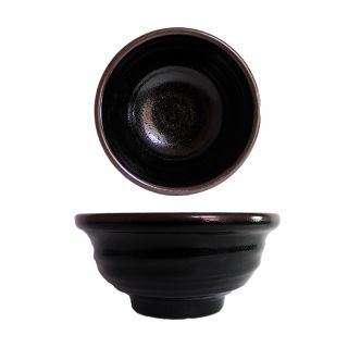 Tenmoku Ciotola per riso nera