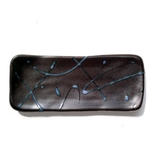 Stars Piatto rettangolare grigio blu 25