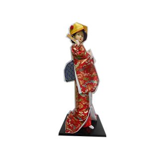 Bambola geisha kimono