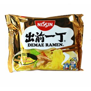 Nissin Demae Ramen Pork Noodles istantanei in zuppa di maiale