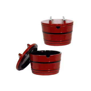 Porta wasabi in melamina rossa da tavolo