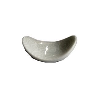 Porta hashi in ceramica bianca