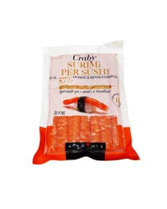 nipponia craby surimi per sushi con 57% di pesce bianco pregiato