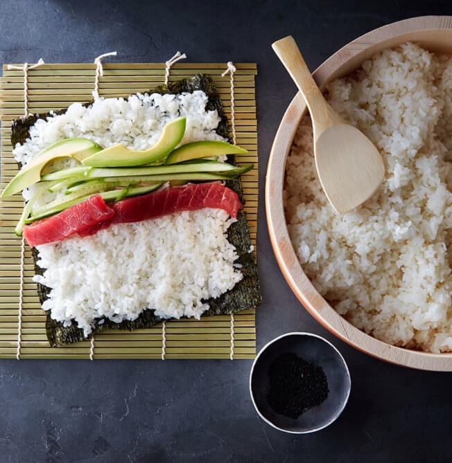 Preparazione Riso Sushi