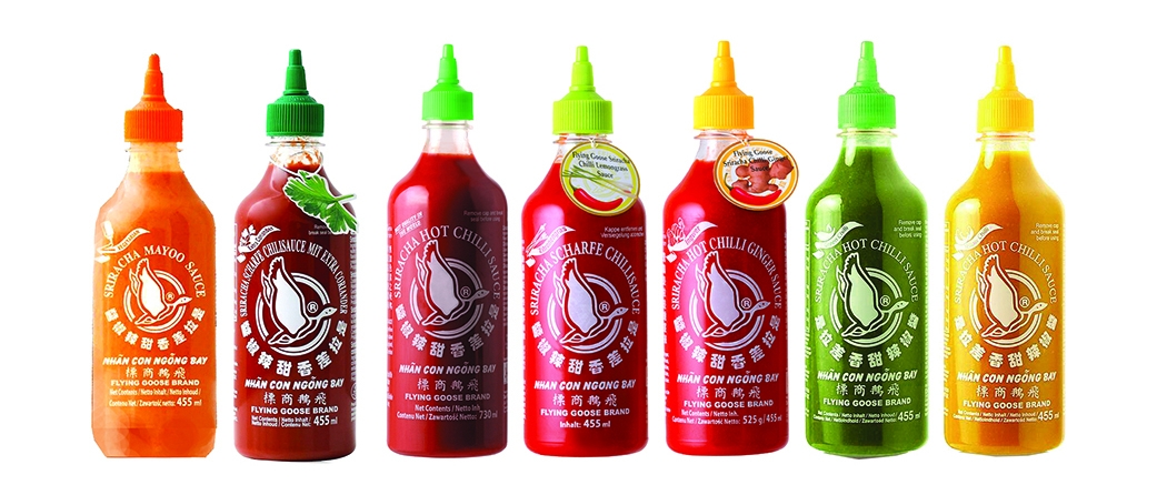 La gamma Sriracha Flying Goose