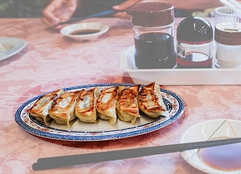 Gyoza I ravioli giapponesi Gyoza ravioli giapponesi